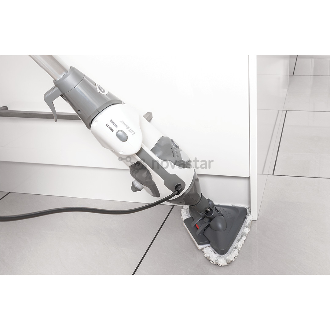 Shark Klik n’ Flip, baltas/pilkas - Garų valiklis