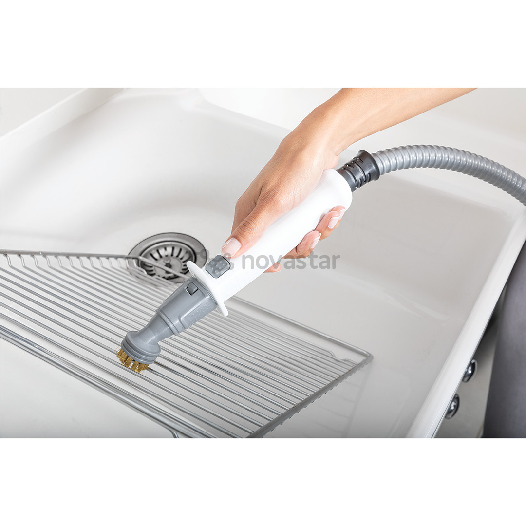 Shark Klik n’ Flip, baltas/pilkas - Garų valiklis