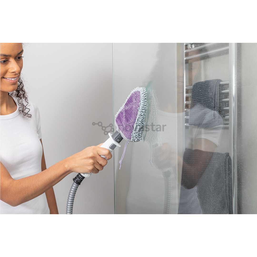 Shark Klik n’ Flip, baltas/pilkas - Garų valiklis