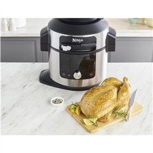 Ninja Foodi MAX 14-in-1, 7.5 L, juodas/sidabro spalvos - Daugiafunkcinis puodas