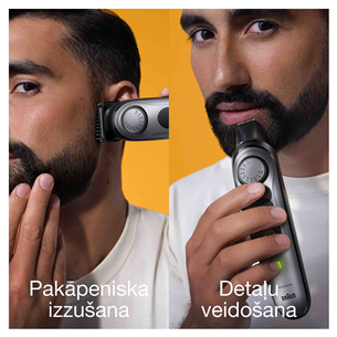 Braun Series 7, AutoSense, grey - Beard Trimmer