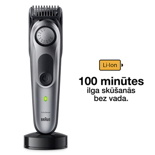Braun Series 7, AutoSense, grey - Beard Trimmer