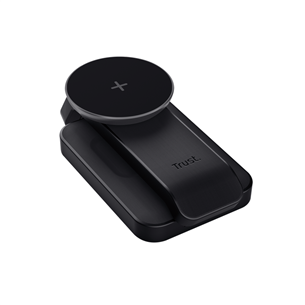 Trust Viro 3-in-1 Wireless Magnetic Charge Stand, Qi, черный - Беспроводная зарядная док-станция