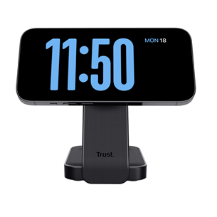 Trust Viro 3-in-1 Wireless Magnetic Charge Stand, Qi, черный - Беспроводная зарядная док-станция