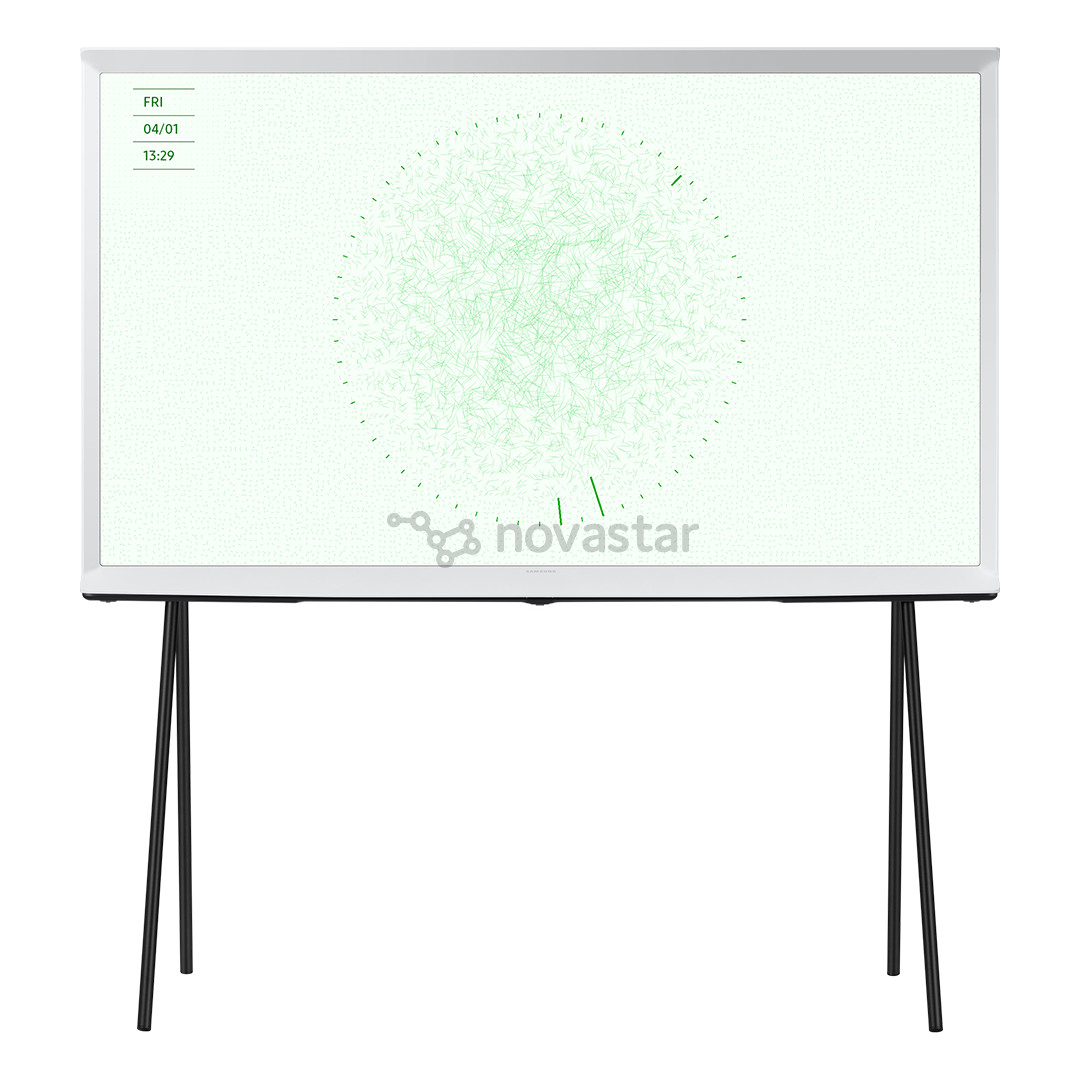 Samsung The Serif LS01D, 55'', 4K UHD, QLED, baltas - Televizorius