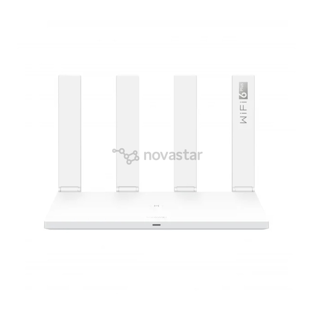 Wi-Fi maršrutizatorius Huawei WiFi AX3 (Dual-core), 3000 Mb/s, Wi-Fi 6, baltas