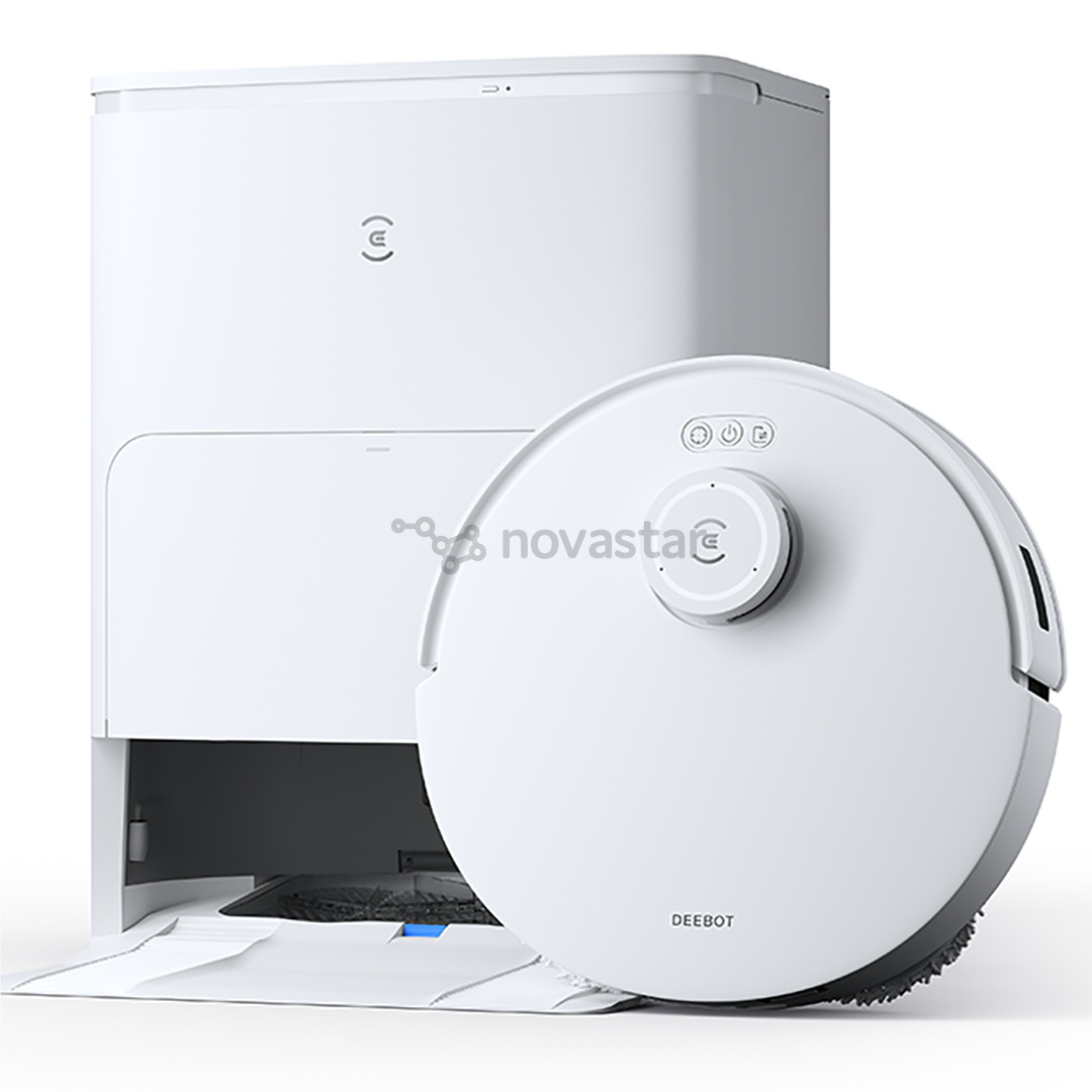 Ecovacs Deebot T30S, Wet & Dry, baltas - Dulkių siurblys robotas