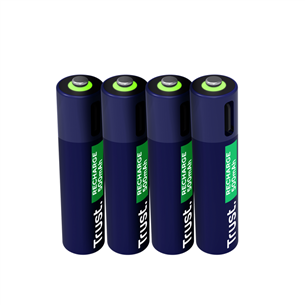 Trust USB-C rechargeable AAA batteries, 4 vnt. – Įkraunamos baterijos 25671