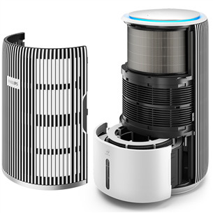 2 viename oro valytuvas ir drėkintuvas Philips PureProtect Water 3400 Series, baltas