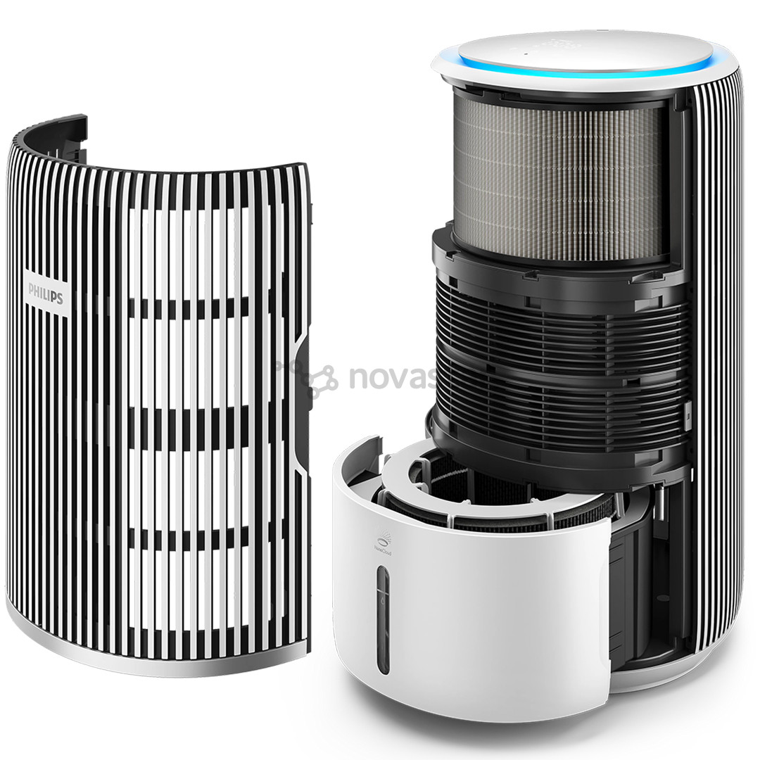 2 viename oro valytuvas ir drėkintuvas Philips PureProtect Water 3400 Series, baltas