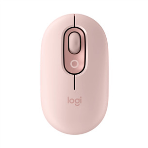 Belaidė pelė Logitech POP Mouse, rožinė