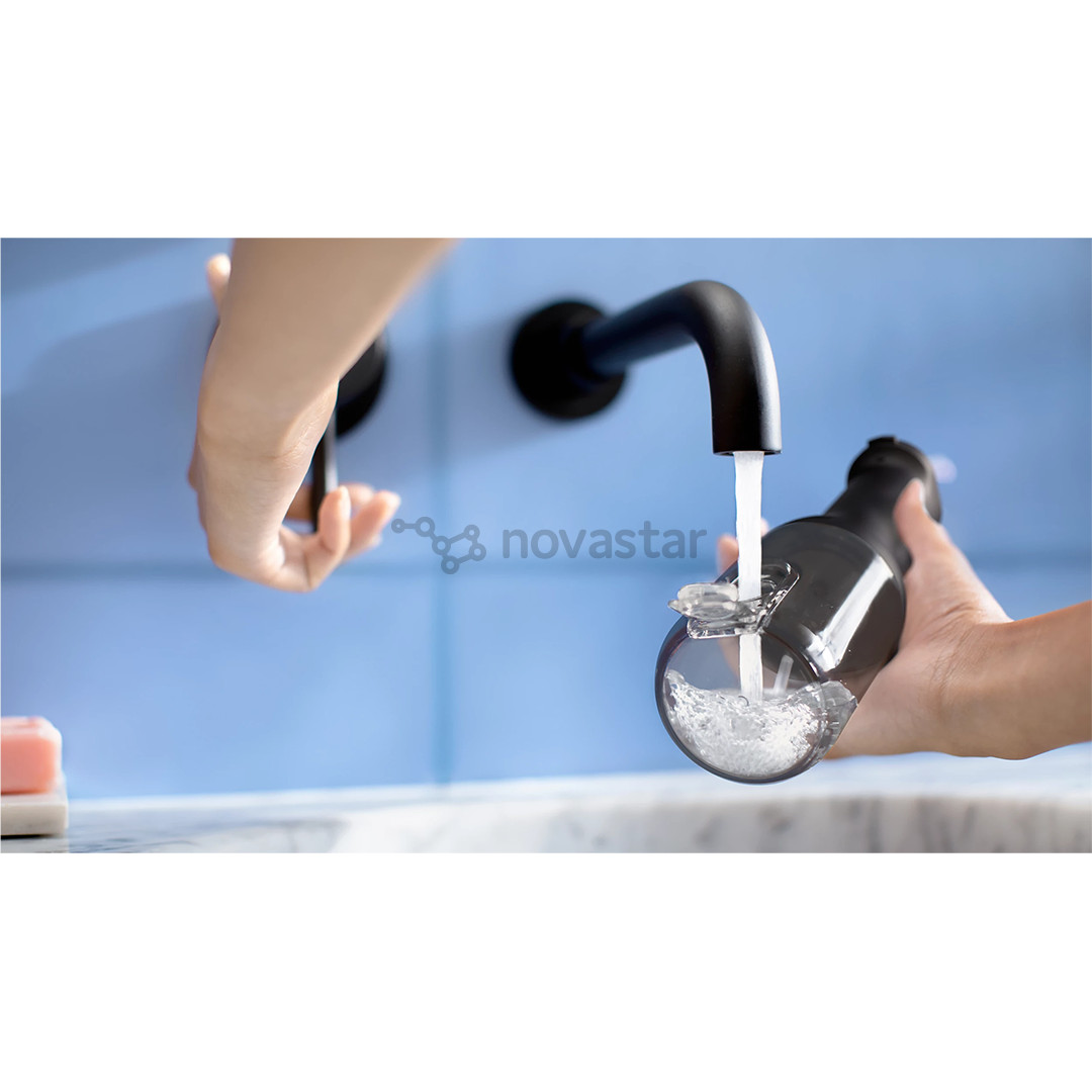 Irigatorius + elektrinis dantų šepetėlis Philips Sonicare Cordless Power Flosser, juodas