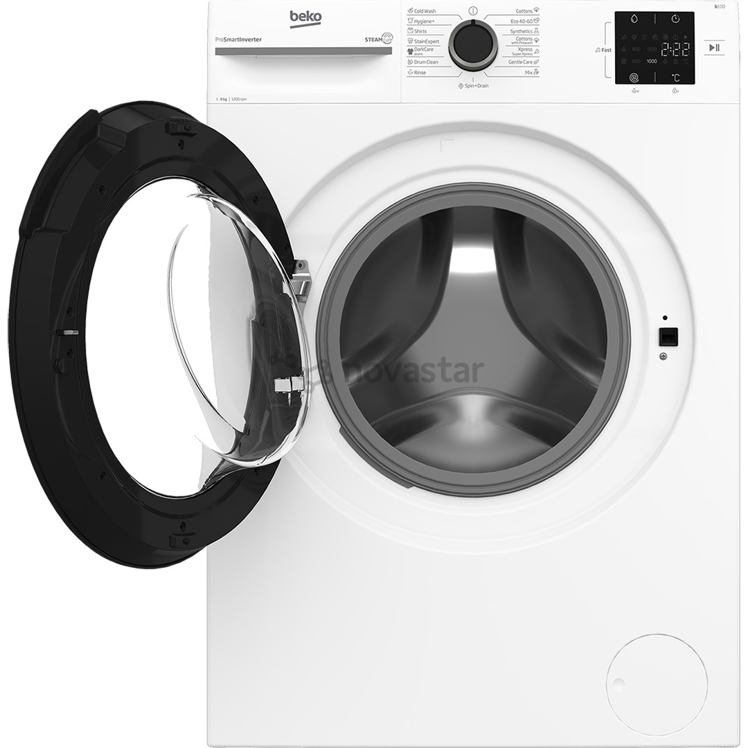 Beko, 6 kg, gylis 44,6 cm, 1200 aps./min. - Skalbimo mašina