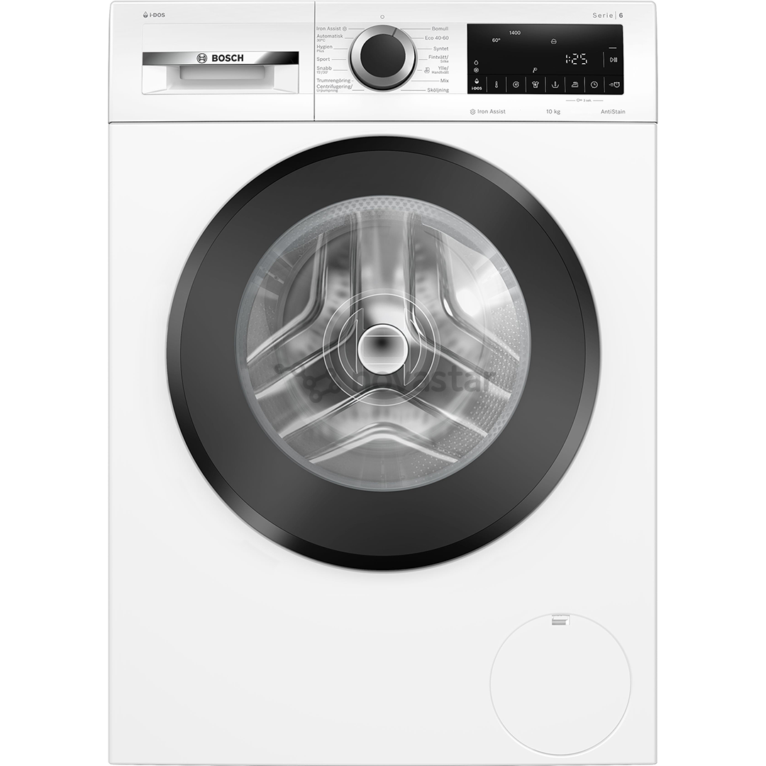 Bosch Series 6, 10 kg, gylis 58,8 cm, 1400 aps./min - Skalbimo mašina