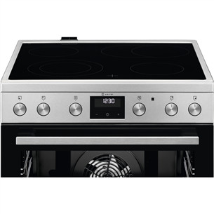 AEG 5000 Surround Cook, 73 л, ширина 60 см, нерж. сталь - Керамическая плита