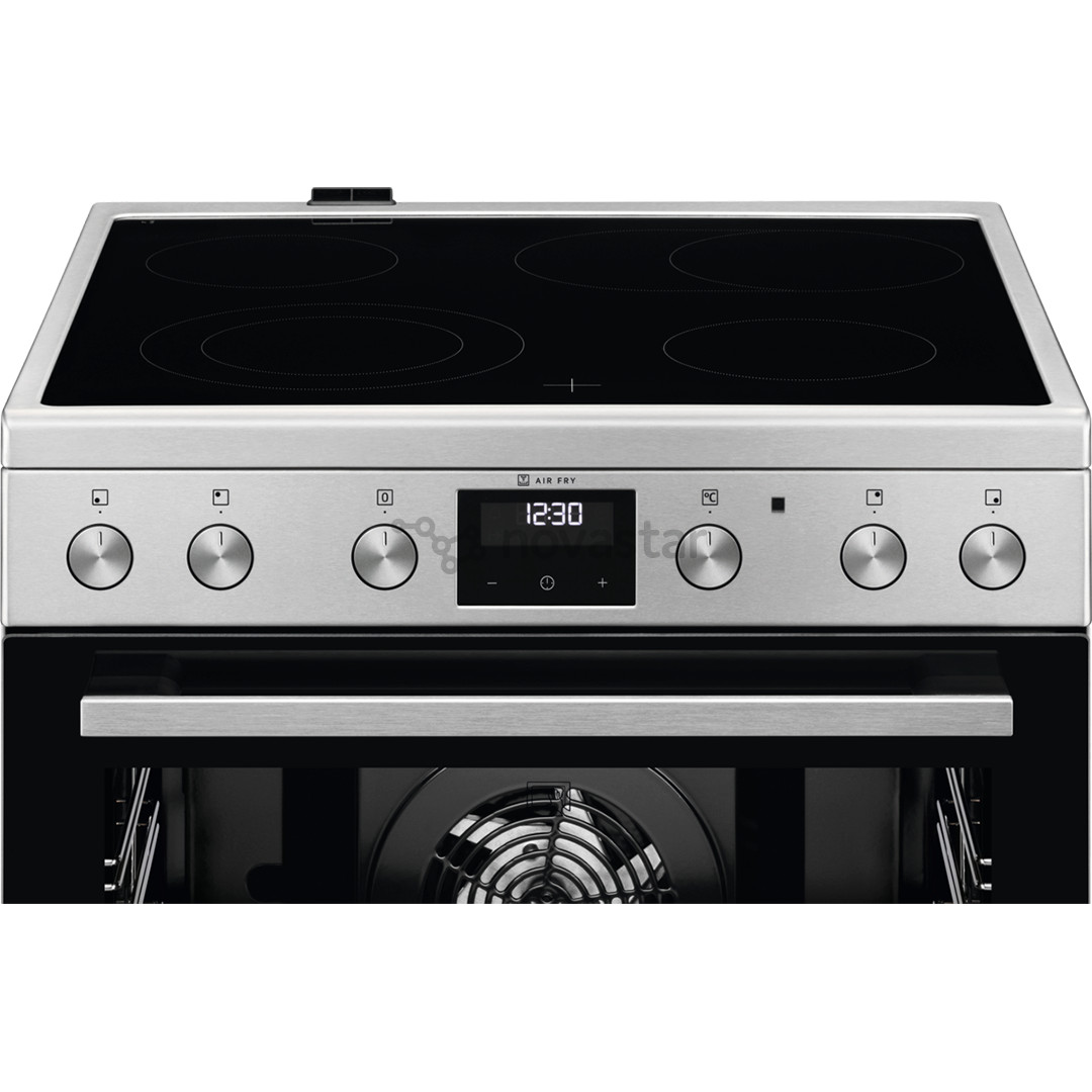 AEG 5000 Surround Cook, 73 л, ширина 60 см, нерж. сталь - Керамическая плита