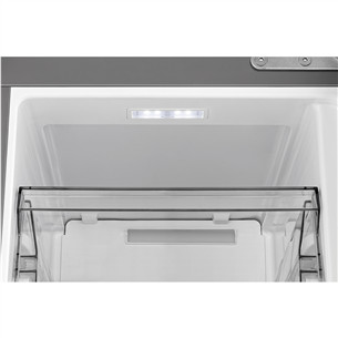 Hisense, Cross Door, No Frost, 483 L, aukštis 179 cm, pilkas - SBS šaldytuvas