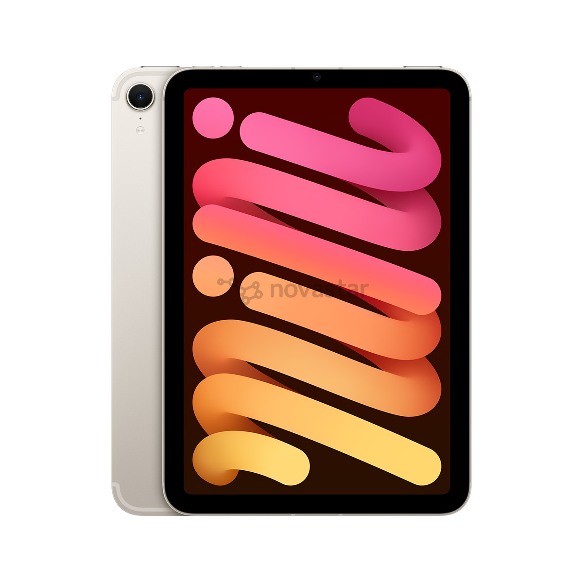 Apple iPad Mini (A17 Pro), 8,3'', 128 ГБ, WiFi + Cellular, бежевый - Планшет