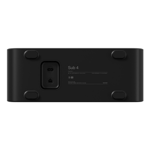 Belaidis žemųjų dažnių garsiakalbis Sonos Sub 4, Wi-Fi, juodas