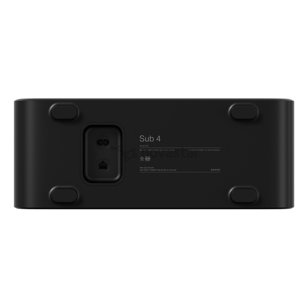 Sonos Sub 4, Wi-Fi, черный - Беспроводной сабвуфер