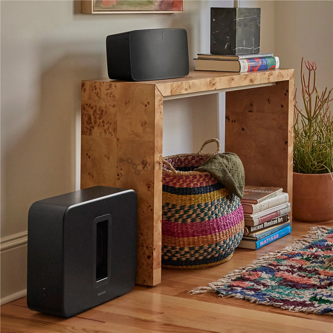 Sonos Sub 4, Wi-Fi, черный - Беспроводной сабвуфер
