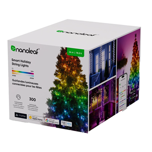 Išmaniosios lemputės Nanoleaf Matter Smart Holiday String Lights, 24 m, juodos