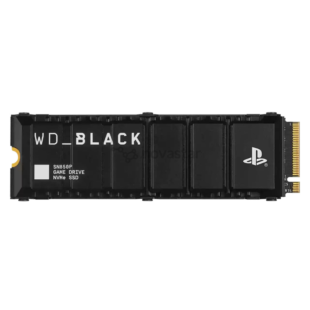 SSD Western Digital WD_BLACK SN850P, 2 TB, PS5, juoda