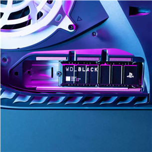 SSD Western Digital WD_BLACK SN850P, 2 TB, PS5, juoda