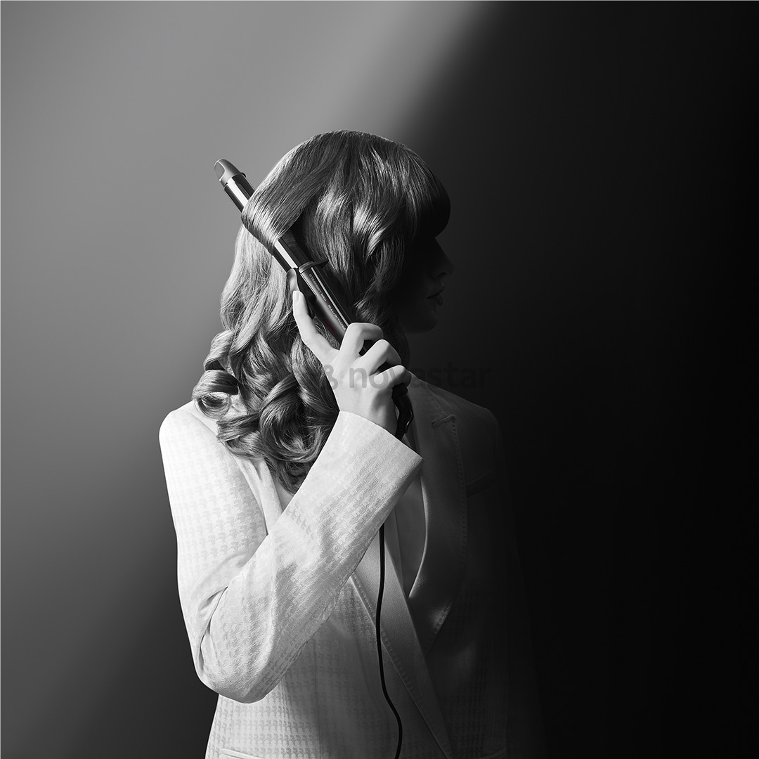 Plaukų garbanojimo žnyplės Rowenta x KARL LAGERFELD, 25 mm, juodos