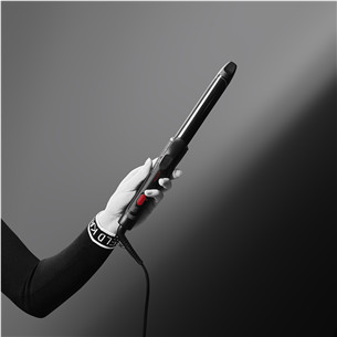 Plaukų garbanojimo žnyplės Rowenta x KARL LAGERFELD, 25 mm, juodos