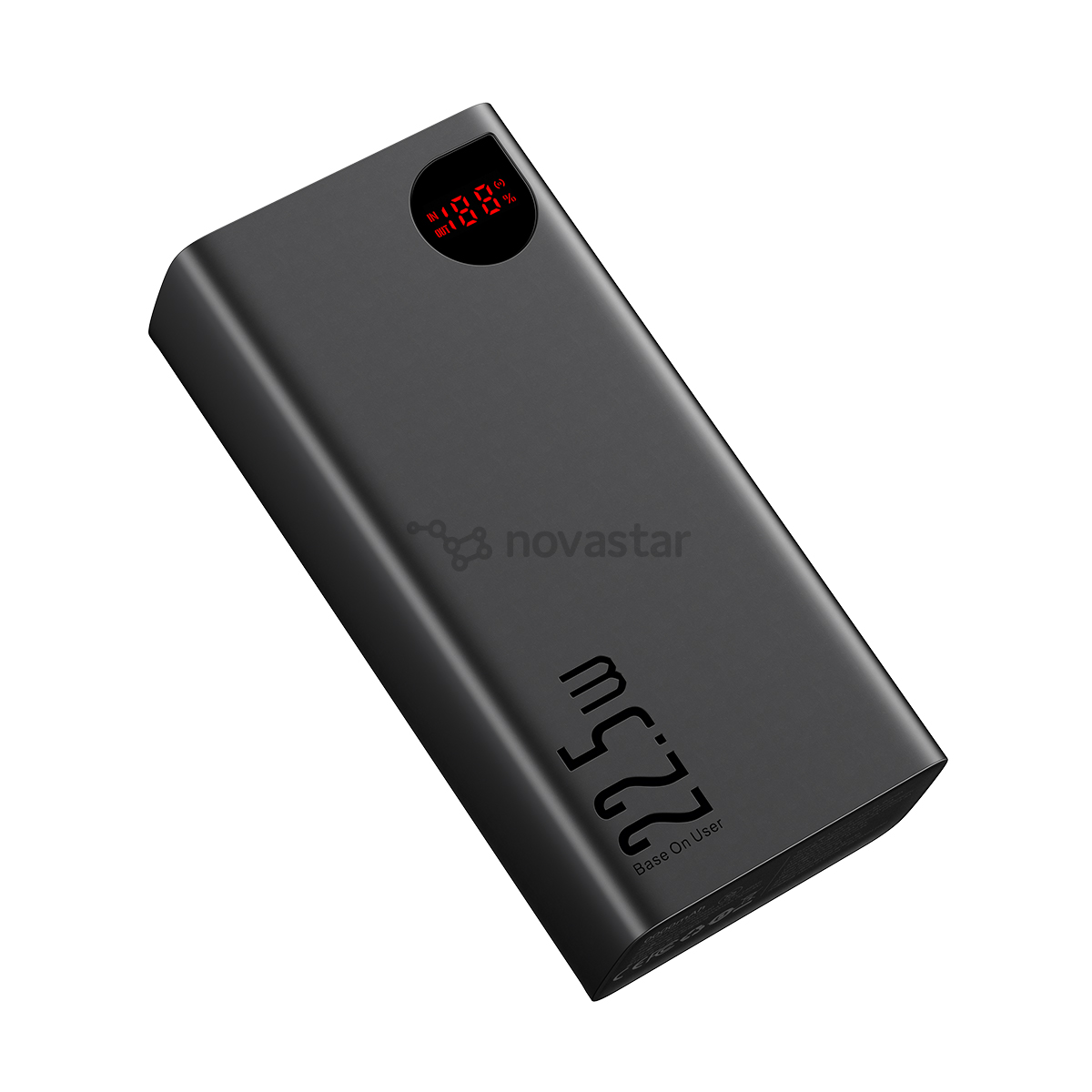 Baseus Adaman, 40000 mAh, 22,5 W, USB-C, USB-A, black - Powerbank