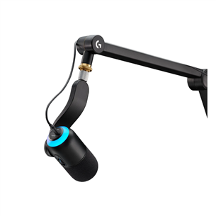 Mikrofonas su laikikliu Logitech Yeticaster GX, juodas