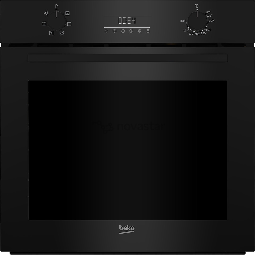 Beko, 72 л, черный - Интегрируемый духовой шкаф