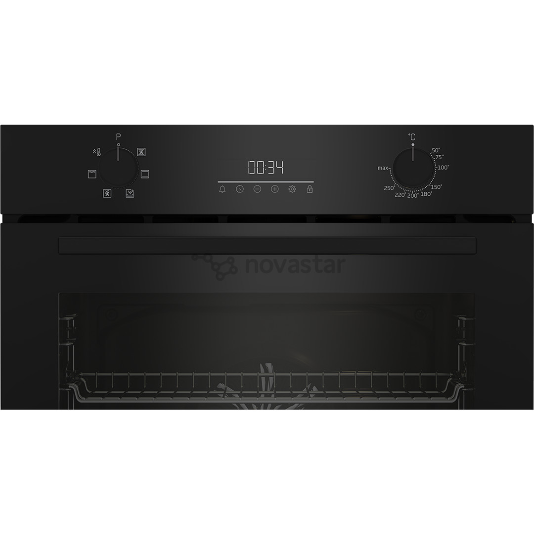 Beko, 72 л, черный - Интегрируемый духовой шкаф