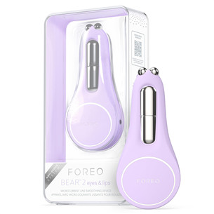 Foreo BEAR™ 2 Eyes & Lips, violetinis - Mikrosrovės prietaisas raukšlių lyginimui