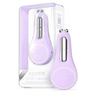 Mikro srovės prietaisas raukšlių lyginimui Foreo BEAR™ 2 Eyes & Lips, violetinis
