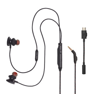 Ausinės JBL Quantum 50C, USB-C, juodos