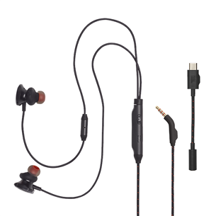 Ausinės JBL Quantum 50C, USB-C, juodos