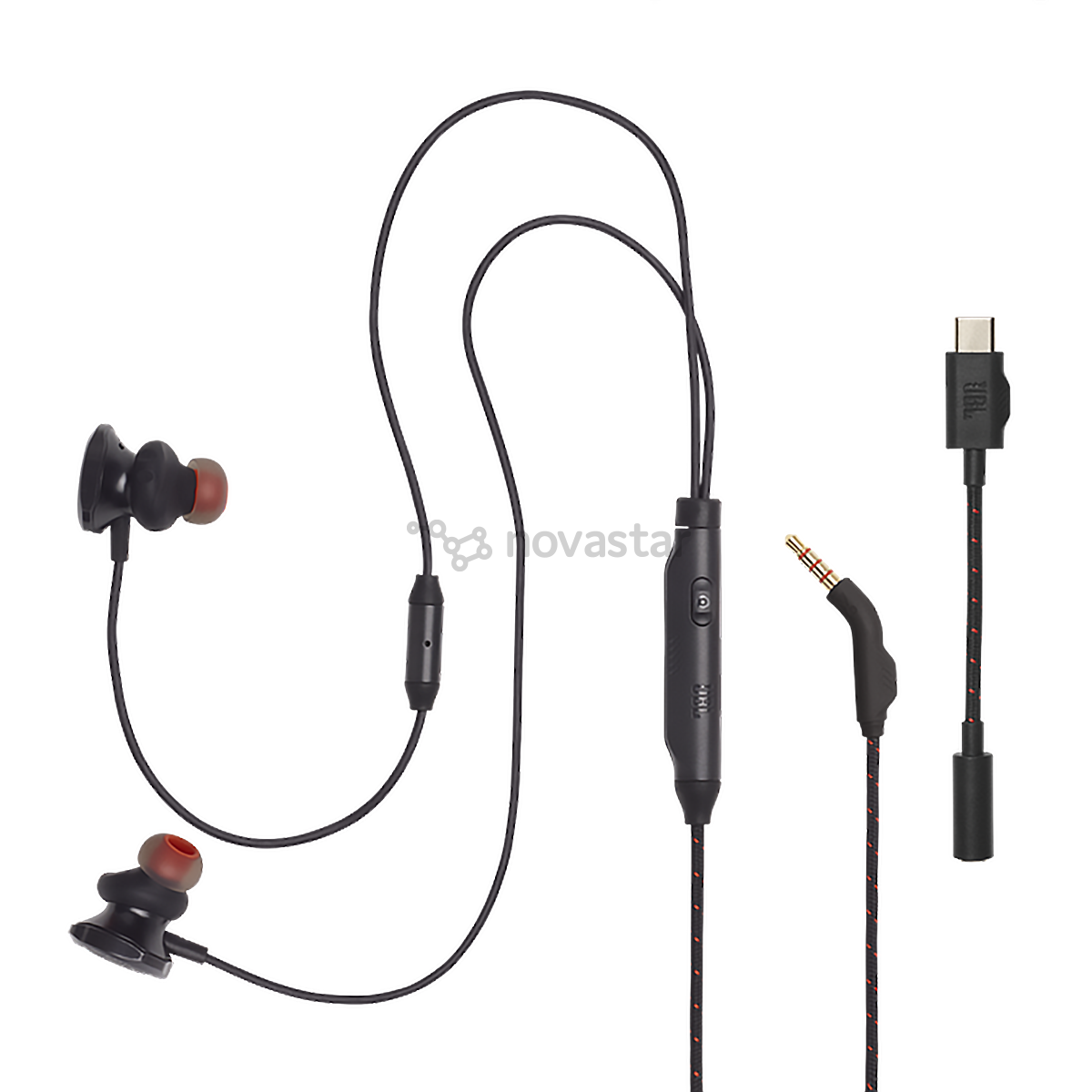 Ausinės JBL Quantum 50C, USB-C, juodos