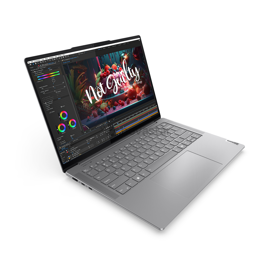 Lenovo Yoga Pro 7 14IMH9, 14,5'', 120 Hz, 2.8K, OLED, Ultra 7, 32 GB, 1 TB, RTX 4050, ENG, luna grey - Notebook