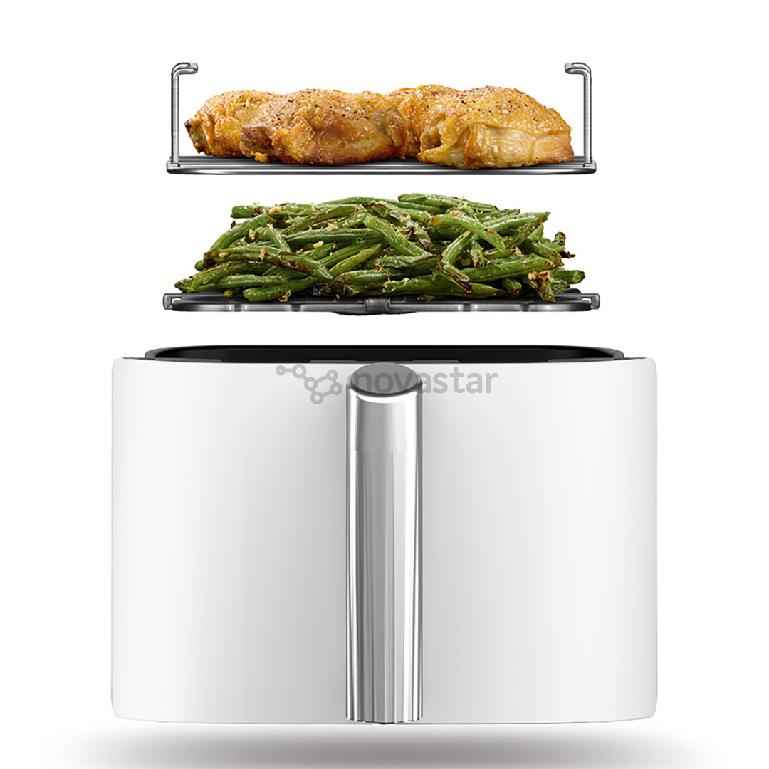 Karšto oro gruzdintuvė Ninja SL400EU Double Stack XL, 9,5 l, 2470 W, pilka