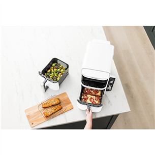 Karšto oro gruzdintuvė Ninja SL400EU Double Stack XL, 9,5 l, 2470 W, pilka