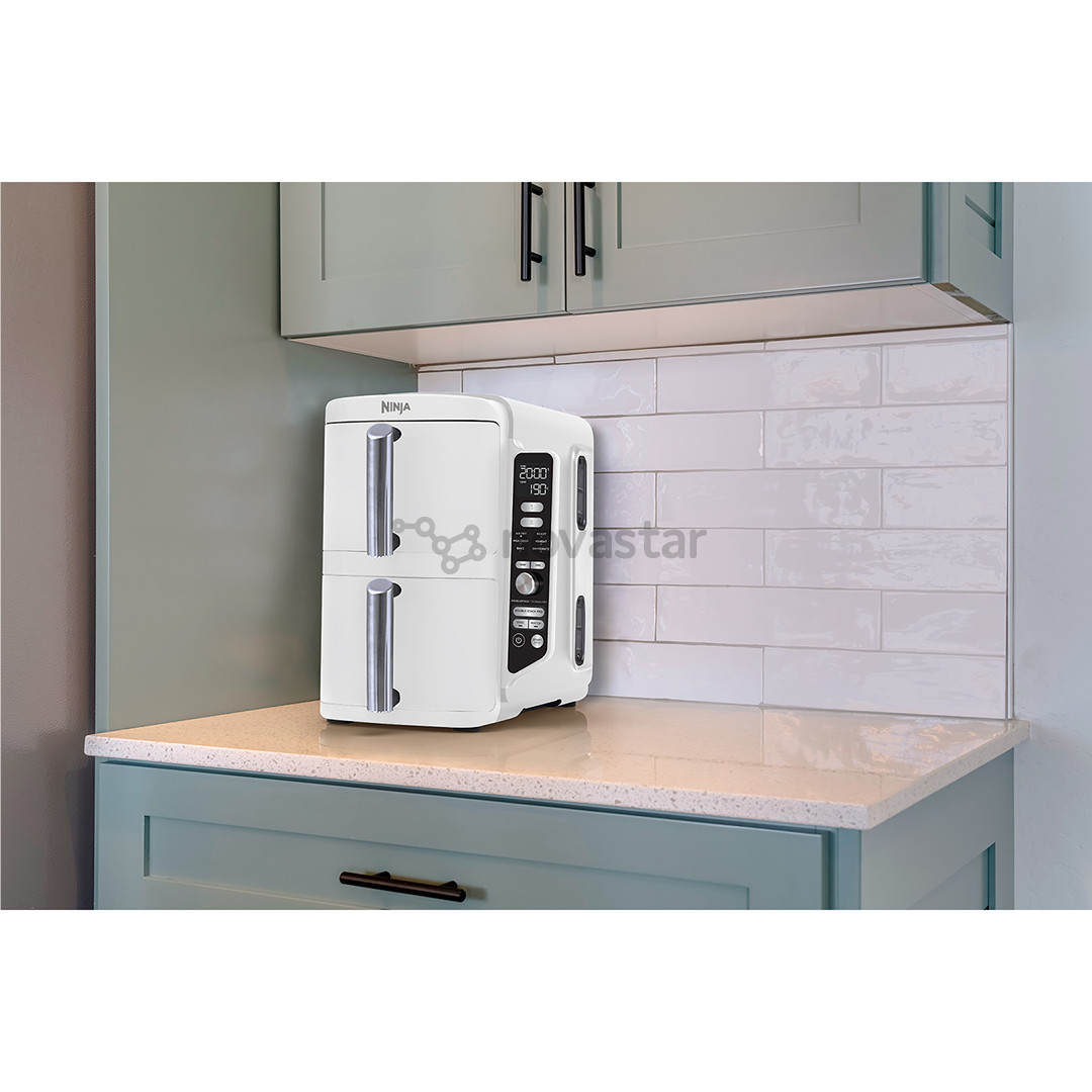 Karšto oro gruzdintuvė Ninja SL400EU Double Stack XL, 9,5 l, 2470 W, pilka