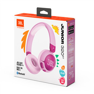 Vaikiškos ausinės JBL Junior 320BT, violetinės