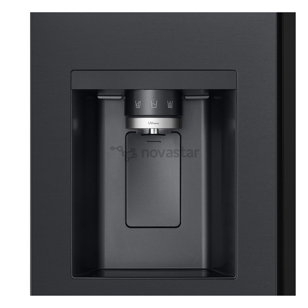 LG, InstaView, 628 L, aukštis 179 cm, SBS, juodas - Šaldytuvas