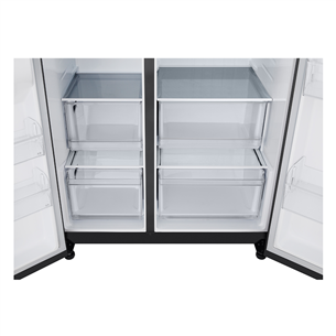 LG, NoFrost, 664 L, aukštis 179 cm, juodas - Šaldytuvas