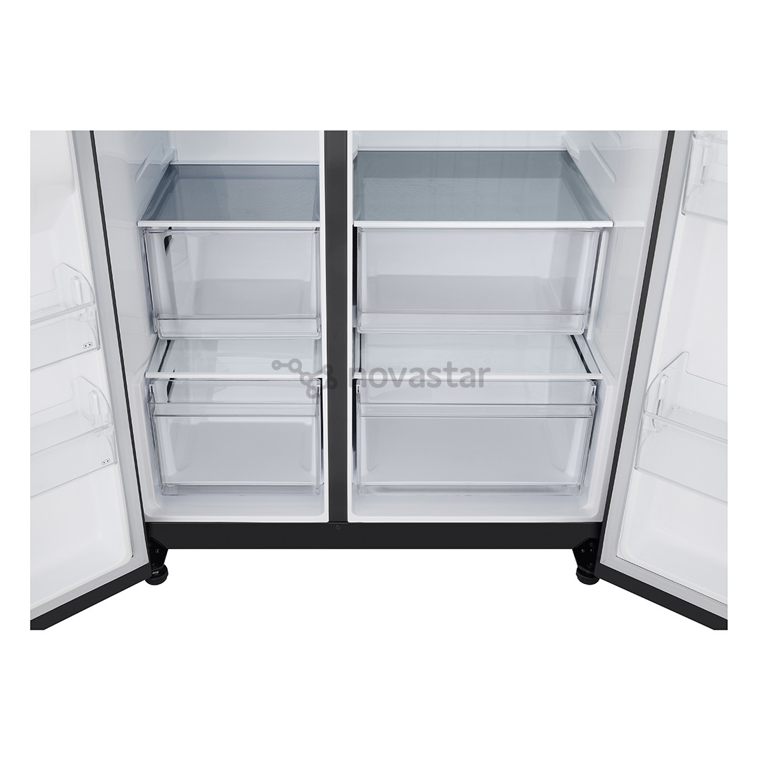 LG, NoFrost, 664 L, aukštis 179 cm, juodas - Šaldytuvas