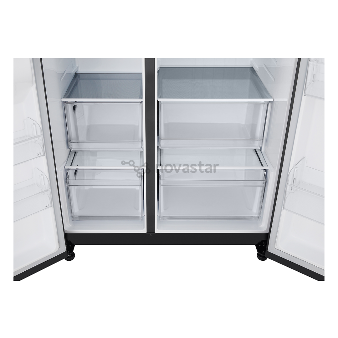 LG, NoFrost, 664 L, aukštis 179 cm, juodas - Šaldytuvas