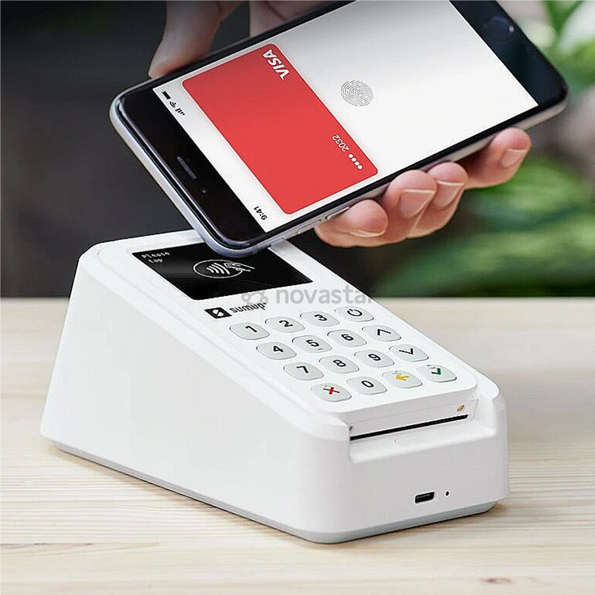 SumUp 3G Payment Kit, baltas - Kortelių skaitytuvas su kvitų spausdintuvu