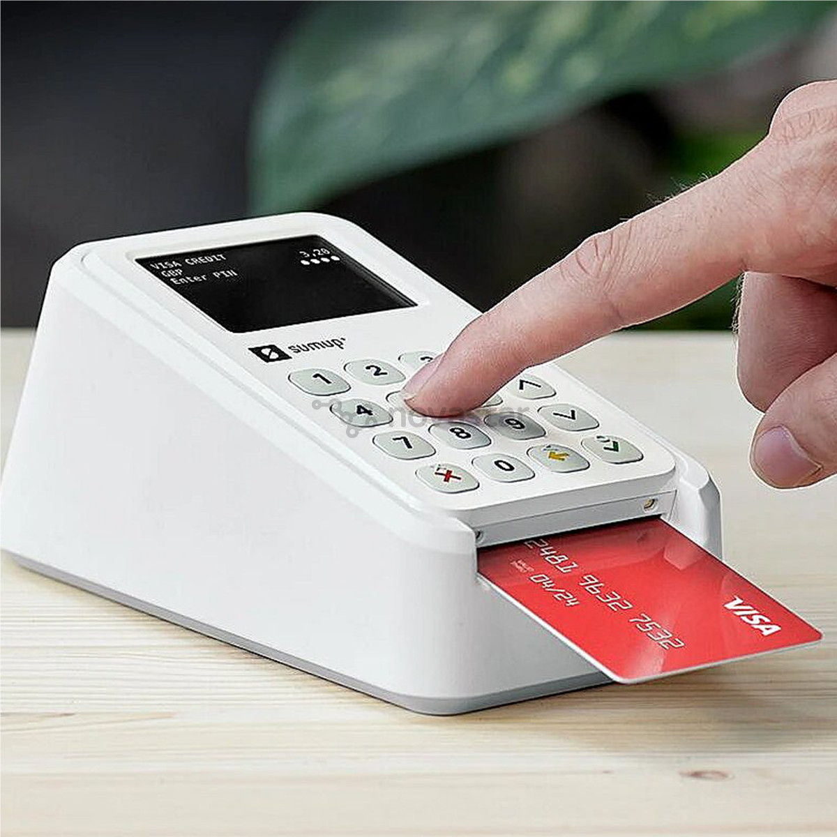 SumUp 3G Payment Kit, baltas - Kortelių skaitytuvas su kvitų spausdintuvu